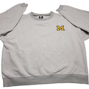 Starter Michigan Wolverines Sweatshirt VTG Crew Neck Sweater Men's 2XL